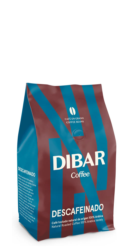 Dibarcafé Koffeinfri/Decaff  1 kg hele bønner