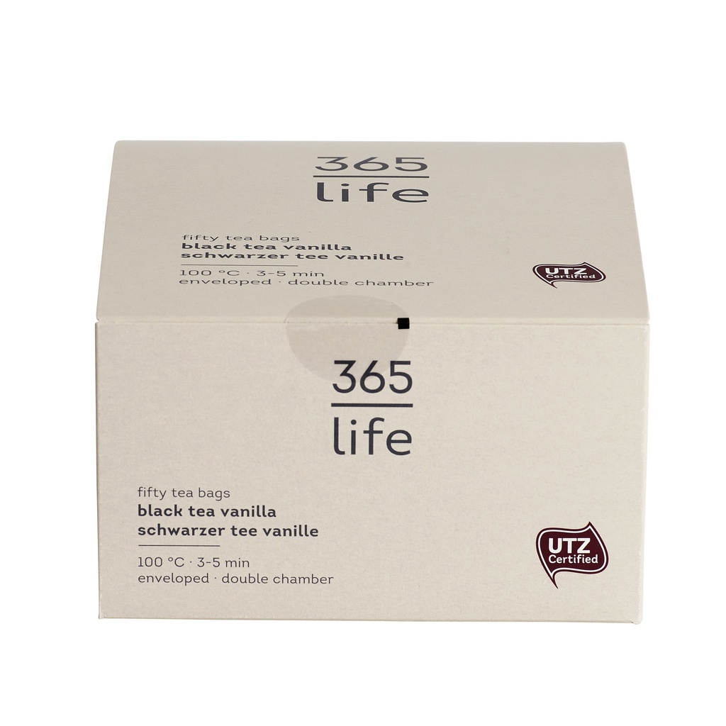 365 life Black Tea Vanilla UTZ 50 x 1,5gr