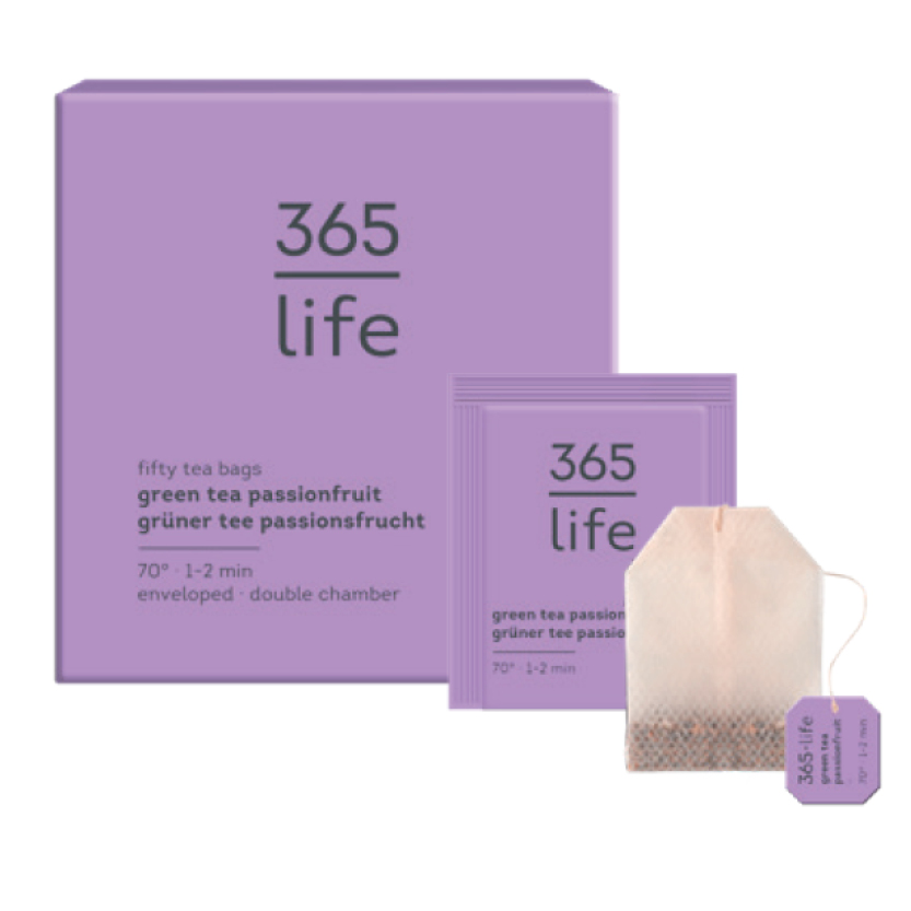 365 life Green Tea Passionsfruit UTZ 50 x 1,5gr