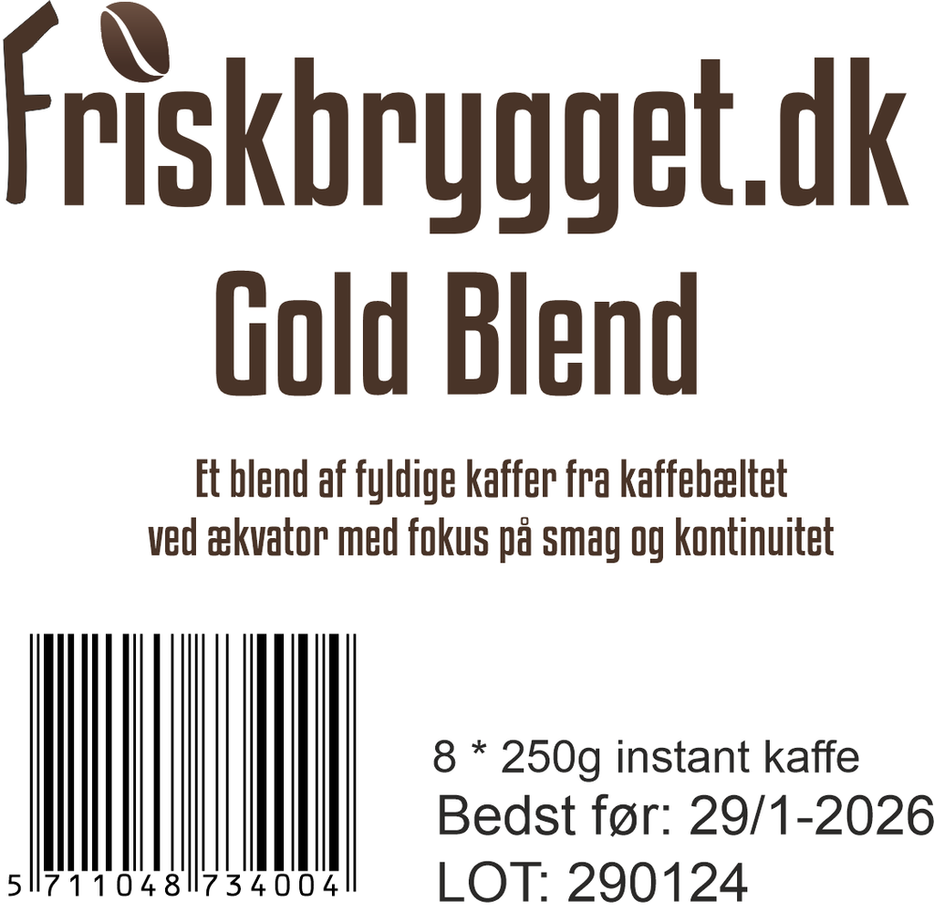 Instant Gold Blend 8 * 250g