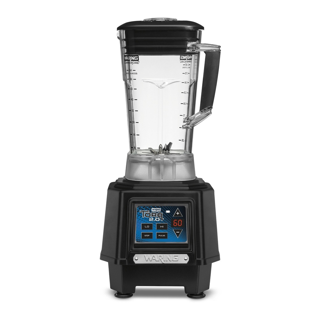 Waring Torq 2.0 Electronic Touchpad with Timer and 2L Copolyester Container