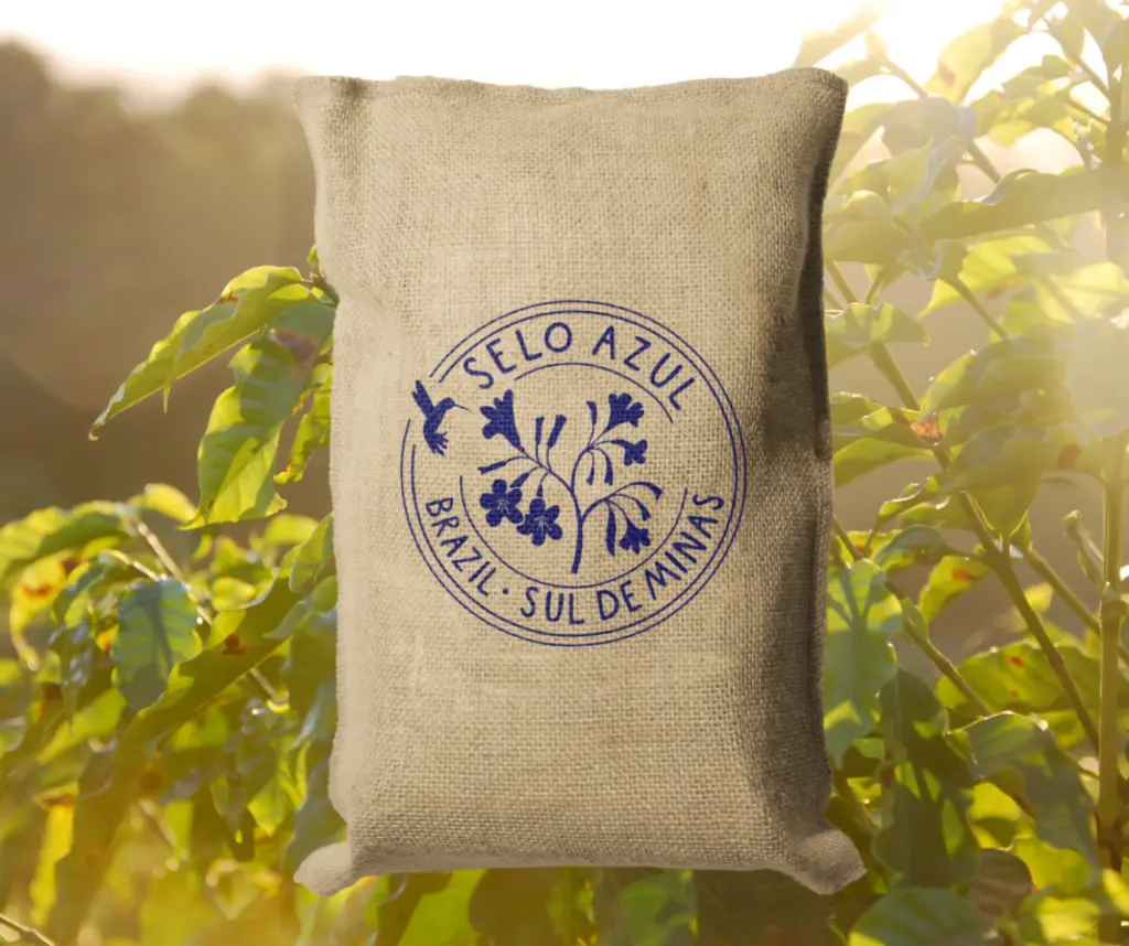 Grønne Bønner - Brasilien Selo Azul Natural Arabica Sul de Minas NY2,Scr. 17/18, Strictly soft, fine cup