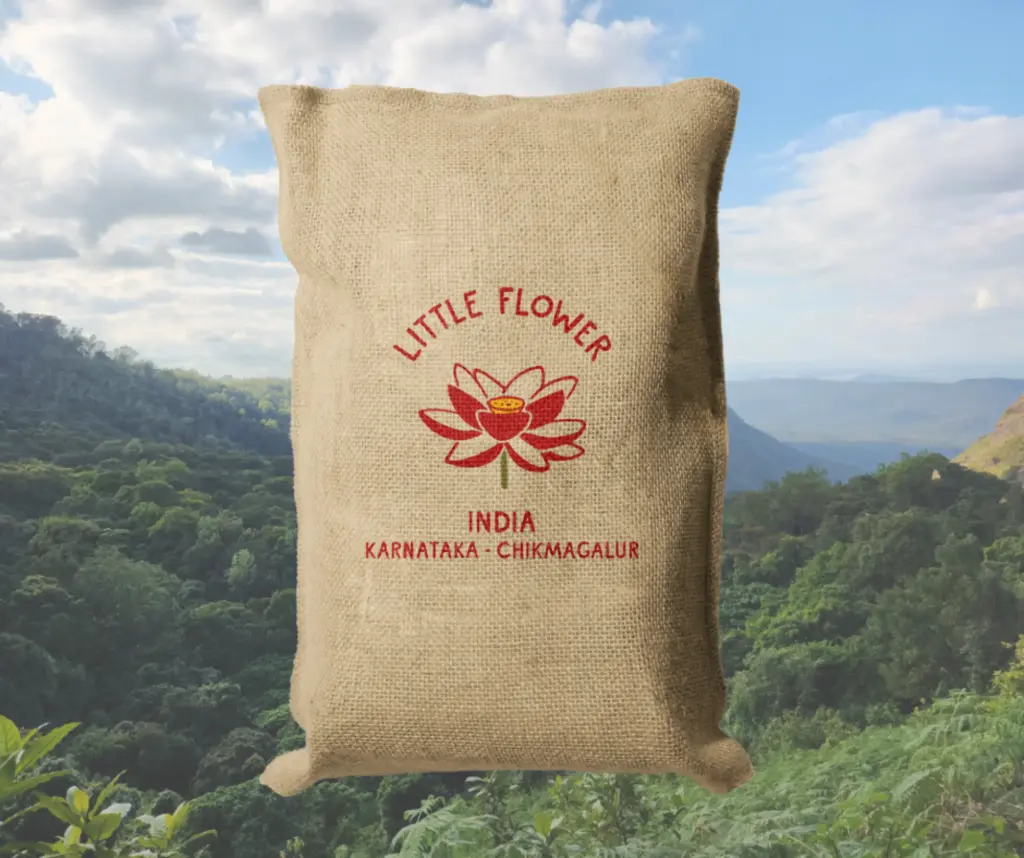 Grønne bønner - Indien washed Arabica Plantation AA Little Flower Chinennahally Estate