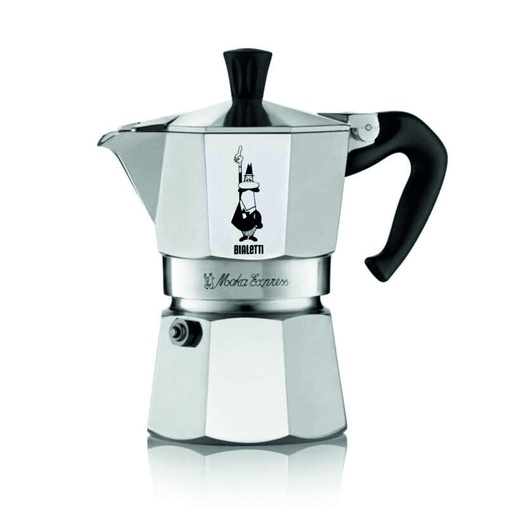 [8006360000000] Bialetti Moka Express 3 - Den Originale Mokkakande