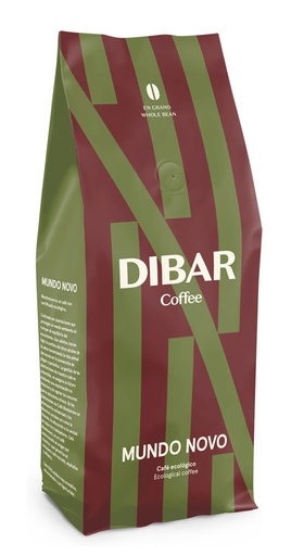 [271800] Dibarcafé økologisk Mundo Novo 1 kg (5ps pr. kasse)