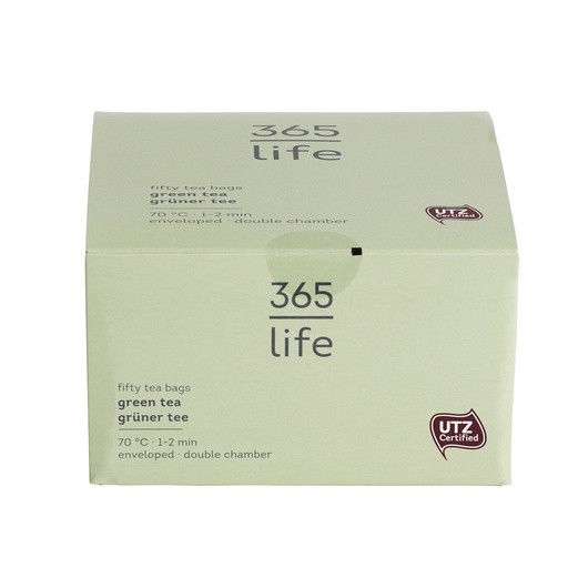 [460008] 365 life Green Tea UTZ 50 x 1,5gr