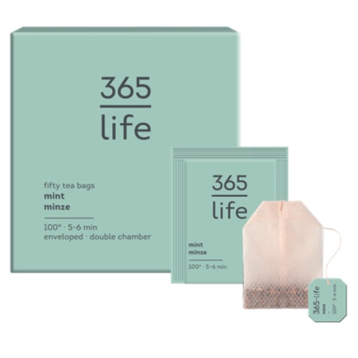 [460010] 365 life Herbal Tea Pebbermint UTZ 50 x 1,5gr