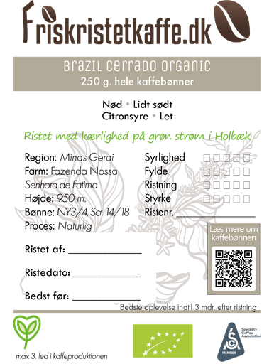 Friskristetkaffe Brazil Fazenda San Martin (kopi)