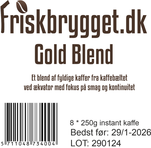 [3400] Instant Gold Blend 8 * 250g